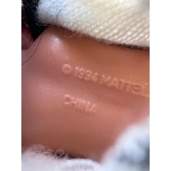 Vintage Kelly Barbie's baby sister wearing a Patterned Dress Mattel 1990s - Picture 6 of 7